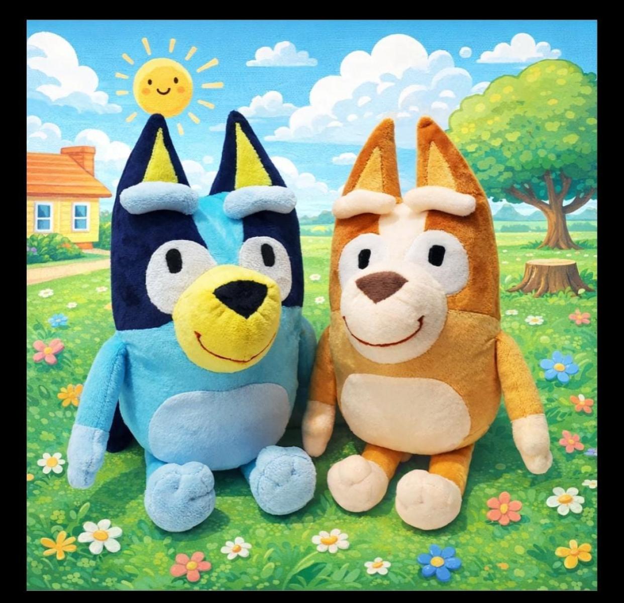 Handmade Character Soft Toys Bluey Bingo